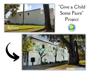 Give a child some paint project